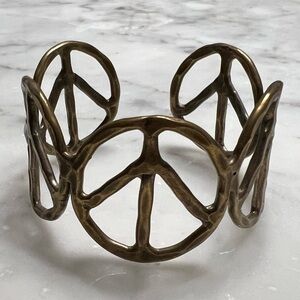 Lucky brand peace sign bracelet